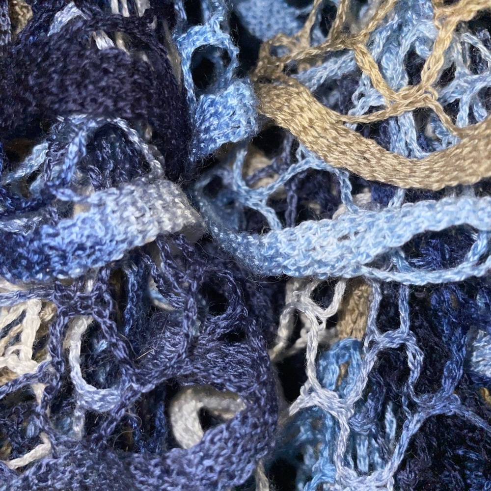 Multi-Colored Ruffle Scarf - Picture 2 of 3